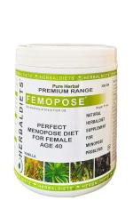 HERBAL DIETS Femopose-P Mix Fruit Flavor Perfect Menopose Diet For Pre and Post Menopose Symptoms, 300g