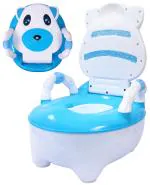 Toyshine 2 IN 1 Potty Training Seat with Removable Potty Bowl Toilet Seat, Blue