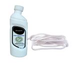 Sheppits Premium Sneakers Cleaner (Natural) & Sports Shoes Laces (White) Combo | Shoe Care Kit