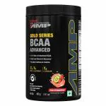 GNC AMP Gold Series BCAA Advanced | Fastest Muscle Recovery | Maximized Workout Performance | Formulated In USA | 7g BCAA | 1g L-Glutamine | 1g L-Citrulline | Kiwi Strawberry | 400 gm