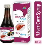 SBS Divya Hepta Care Syrup - 100% Ayurvedic Liver Care Syrup, For Fatty Liver - 200 ml