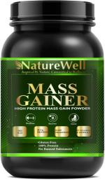 Naturewell Mass Gainer Plus Plus With Enzyme Weight Gainers - Chocolate, 4000 Gram