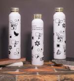 AMAR IMPEX Plastic Water Bottle, 1000ml, Set of 3, White