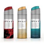 Next Care Set of 3 Deodorants - WHAT? WHEN? WHY? Each 200ml
