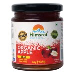 Himsrot Organic Apple Fruit Jam | Real Fruit Jam For Bread| Healthy & Tasty| Fruit Jam Organic from Himalayas| No Preservatives & Colors(250gm)