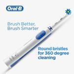 Oral B Multicolor Pro 600 Cross Action Electric Rechargeable Toothbrush For Adults