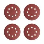 KHADIJA Round Sand Paper Backup Disc 5 Inch for Orbital Sander 60, 80, 100, Grit Combo of 30Pcs