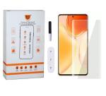 True Desire UV Tempered Glass/Screen Guard/Screen Protector Compatible for/Vivo V29/Vivo V29 Pro with Edge to Edge Coverage and Easy Installation kit(Clear)