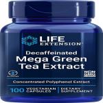Life Extension Decaffeinated Mega Green Tea Extract 100 vegetarian capsules