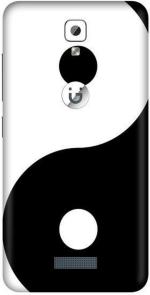 aadia Gionee P7 Matte Vinyl Ying Yang Printed Mobile Skin Sticker with Scratch Resistant Lamination