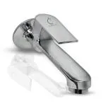 CUROVIT ARIA Smart Long Nose/Bib Cock Tap with Wall Flange Long Body Tap/Quarter Turn Faucet for Kitchen/Bathroom Fitting.