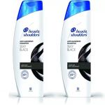 Head N Shoulders Black Shine Shampoo Pack Of 2 (680 Ml)