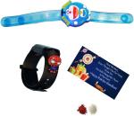 Kavim Kids Rakhi (One Kids Band light Rakhi with One watch n Greeting card Roli chawl)