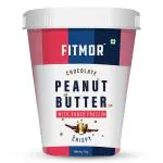 FITMOR Peanut Butter CHOCOLATE CRISPY - 1kg | Healthy | Super High Protein | No Preservatives | Vegan | Premium Peanuts and Rich Chocolate