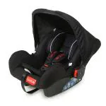 Luvlap Black 4 In 1 Infant Baby Car Seat Cum Baby Carry Cot Baby Basket With Canopy (0-15 M)