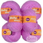Simi Enterprise Purple Acrylic Wool, Baby Wool 4 Ply Wool Ball , -Lart-Hb (Pack Of 10)