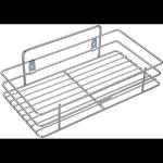 Devrshree Stainless Steel Multipurpose Single Layer Kitchen Rack, Storage Rack/Shelf, Single Kitchen Rack, Bathroom Shelves and Racks Steel, Wall Mounted Organiser for Home (Pack of 1)