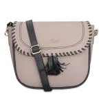 The Clownfish Polyester Rochelle Series Faux Leather Sling Bag For Women
