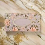 Fonsie purple design cash envelopes for gifting money on wedding gift, baby shower gift, shagun, family gatherings with name space pack of 30.