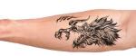 Ordershock Waterproof Real Dragon Bite Design Temporary Body Tattoo