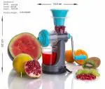 STELITE Mini Plastic juicer Mini Hand juicer Fruit and Vegetable - Sky Blue