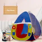 Goyal's Multicolour Igloo Foldable Popup Kids Play Tent House for 1 Year to 12 Years - 110 x 110 x 120 cm Window Type