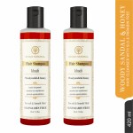 Khadi Natural Woody Sandal & Honey Hair Cleanser Sls & Paraben Free 210 ML Pack of 2
