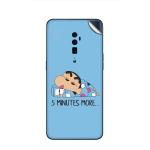 GADGETSWRAP Printed Vinyl Skin Sticker for Oppo Reno 10x Zoom - shinchan-5-minutes