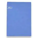 SAMVARDHAN PU Leather Soft Cover 80GSM Ruled Office Diary/Journal/Notebbok with100 Sheets for Business Office Daily Use (Pack of 1, Blue)
