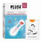 Plush Ultra-Thin Sanitary Pads - 10 Pcs - XXL with Panty Liners