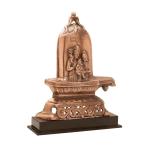 Etsibitsi Silver, White Metal Shiv Ganesh Showpiece