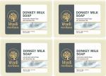 MeriBana Khadi Donkey Milk Soap Organic Handmade Anti Ageing Skin Lightener Soap (4 x 125 g)