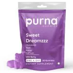 Purna Gummies Melatonin Wild Berry Flavor Gummies For Sleep Well & Reduced Stress, 30 Day Pack