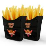 Festiko Team SH French Fries Boxes (Set of 10 Pcs), Ipl Theme French Fries Boxes, Cricket Party Props, Ipl party supplies, Ipl Selfie Props