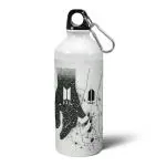 Generic White Aluminium Printed K-Pop Army Forever Bottle, 600 Ml