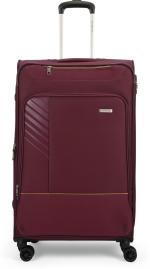 ARISTOCRAT Maroon Polyester Check-in Suitcase - 78.4 cm
