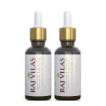 Saptarishi's Raj Vilas Gold Ayurvedic Drops with Shilajit, Swarna Bhasma, Ashwagandha, and 14 Natural Herbs Extract | Helps in boosting Stamina, Endurance and Strength | Premium Ayurvedic Supplement | For Men - Pack of 2 (30ml + 30ml)
