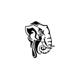 SIMPLY INKED Tribal Elephant Temporary Tattoo, Designer Tattoo for all (Tribal elephant tattoo)