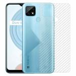 Kite Digital Realme C21 Back Screen Protective Film Carbon Fiber Skin Transparent Screen Guard Sticker