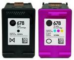 GPN PRINT 678 Combo Ink Cartridge C M Y K 100 Percent GenuIne Product HP ADV 2 Tri Color Ink Cartridge (Pack of 2)