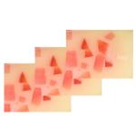 BADA HAIR Mix Fruit Soap with Glycerine, Sulphate and Paraben and Dyes Free (Pack of 3, 100 Grams)