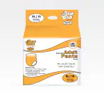 BON BON Premium Extra Large Adult Diapers Pant Style (XL- 40-61 INCH) Pull Up Diapers XL 10 PCS With Soft Ultra Leak Guard and Anti-Bacterial Absorbent Core (XL Pack of 1)