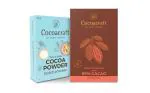 Cocoacraft 50 G Cocoa Powder And 210 G Dark Chocolate Couvertures (Pack Of 2)
