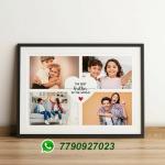 WALLMAX MDF Board Wall Art Photo Frame for Home Decor Gift Item(WAG-CUST-52)