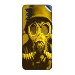 GADGETSWRAP Printed Vinyl Skin Sticker for Nokia G21 - gas mask solider