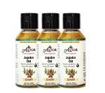 Maurya Khadi Jojoba Oil Natural Moisturizer for Skin, Hair, Nail & Massage, Pack of 3