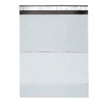 SE Online Security Economy White Plastic Courier Polybag with Sealking Tape and Document Pod Jacket 60 Micron (12 x 14 inch) pack of 100