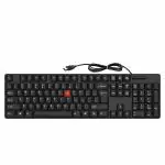 iBall Snap USB Keyboard with special soft feel keys I10 million Switch life I extra-long life & durability I easily fit in your desks space I Spill-proof design - Black