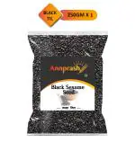 Annprash Premium Quality Kala Til 250 gm Black Sesame Seeds
