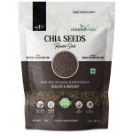 Nourishvitals Chia Roasted Seeds, 200g - 100% Natural & Premium Quality, No Added Preservatives, High Fiber, High Protein, Source of Omega 3